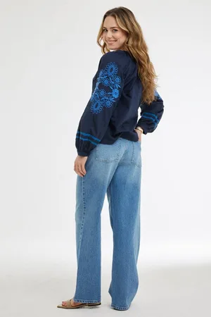 DIDI Dames Blouse Abby Dark blue maat 42