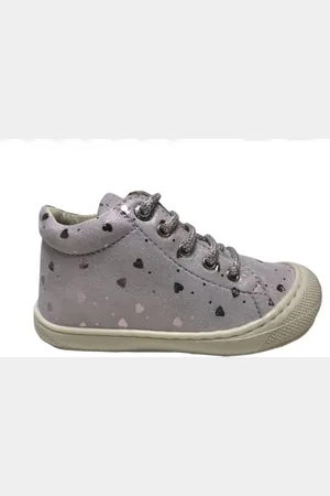 Naturino Veter bumper hartjes lederen sneakers Cocoon roze mt 23