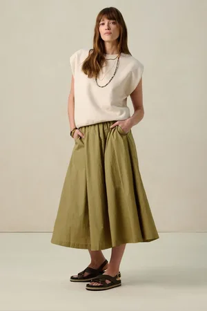 Sissy-Boy Groene midi-rok