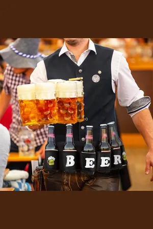 Merkloos Flessentas, B, bierriem