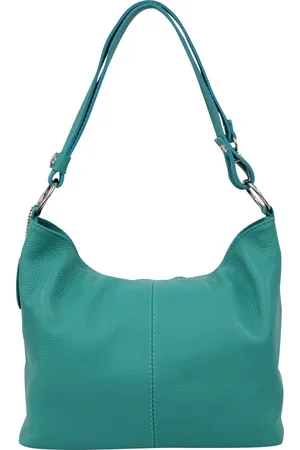 AmbraModa Dames lederen handtas schoudertas crossbodytas hobo tas GL005