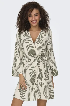JDY PEPPER 7/8 WRAP DRESS WVN DIA - Dames - Mini jurken