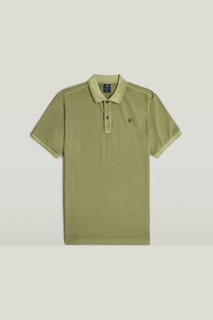 G-Star Dunda overdyed slim polo s\s - Heren - Polo