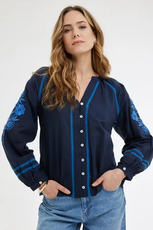 DIDI Dames Blouse Abby Dark blue maat 40