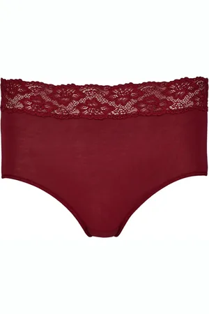 Nina Von C. Kanten modal taille slip dames - Hoge kanten dames onderbroek - 46
