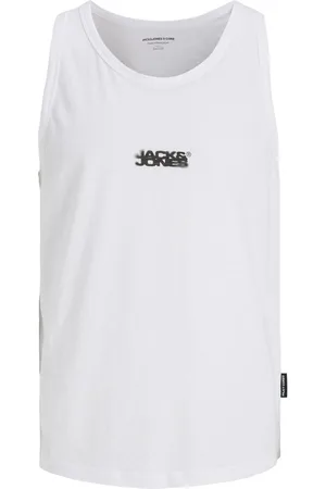 JACK & JONES JACK&JONES JCOSAGO SMALL LOGO SLUB TANK TOP Heren Tanktop