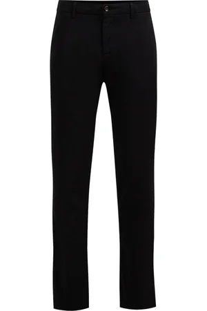 WE Fashion Heren Hybrids slim fit chino van jogkwaliteit