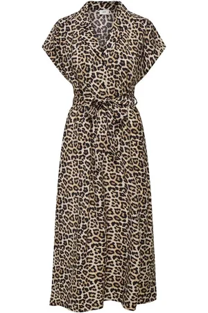 JDY TROYA LIFE S/L MIDI DRESS WVN DIA - Dames - Mini jurken