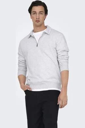 Only & Sons David Half Zip Sweater Heren