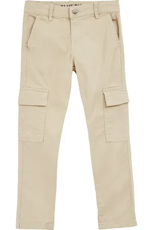 WE Fashion Jongens slim fit cargobroek