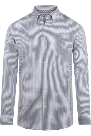 McGregor Overhemd Rf Sretch Oxford Shirt Mm251 6001 03 2100 Navy Mannen