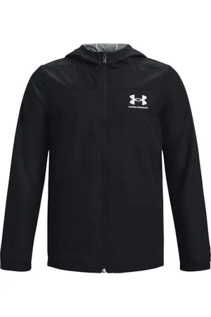 Under Armour Jungen UA Sportstyle Windbreaker-Jacke Black-S (US YSM)