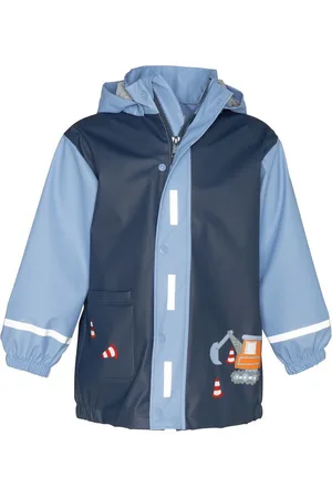 Playshoes Regenjas voor jongens - Bouwwerkplaats - - maat 98cm