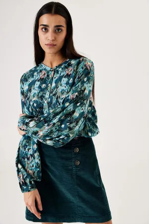 Garcia Dames Blouse Blauw Long mouw