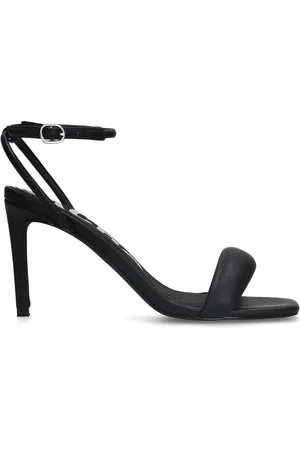 Sacha Dames - Zwarte sandalen met naaldhak