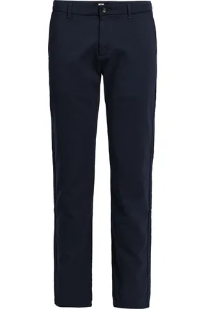WE Fashion Heren Hybrids slim fit chino van jogkwaliteit