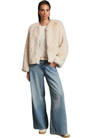 Trendyol Zwarte Oversized Bontjas Twoaw25Mo00133