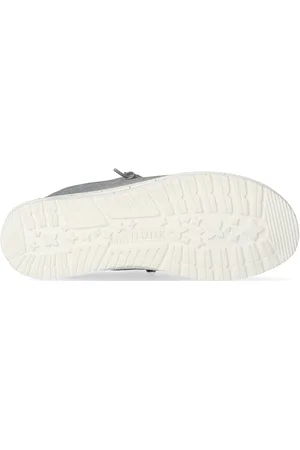 Hey dude Wally Canvas Heren Instappers Light Grey