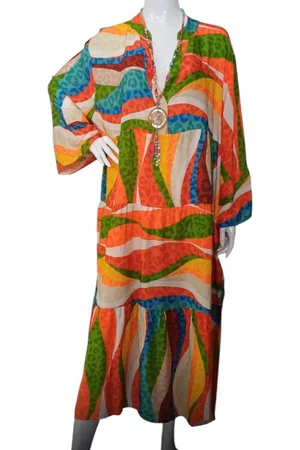 Merkloos Dames Lange Jurk in grote maten onesize 46-52