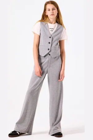 Garcia B52526 Meisjes Straight Fit Broek Grijs