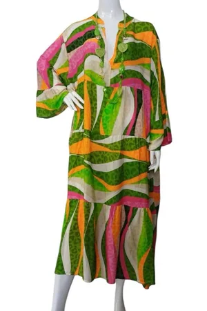 Merkloos Dames Lange Jurk in grote maten onesize 46-52