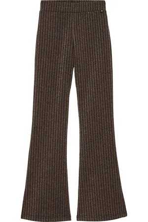 WE Fashion Meisjes flared legging met glittergaren