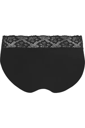 Nina Von C. Kanten modal heupslip dames - Midi kanten onderbroek - Dames ondergoed - 46
