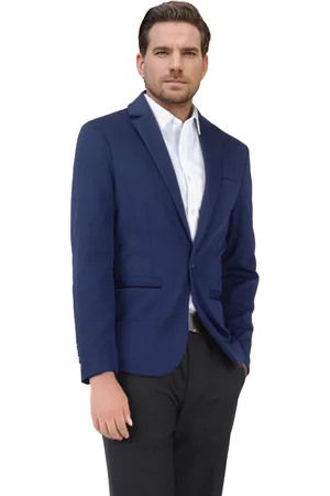 Allthemen Heren Stretch Blazer Slim Fit Jasje - Zakelijk Pak Jasje - M