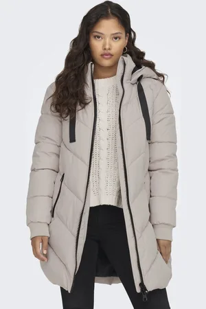 JDY Jacqueline de Yong Jas skylar Padded Hood Jacket Otw No 15207784 Chateau Gray Dames