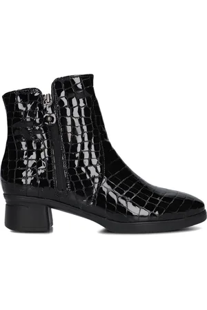 Hartjes Croco 2-rits G Booty Enkellaarsjes - Enkelboots met rits - Dames -
