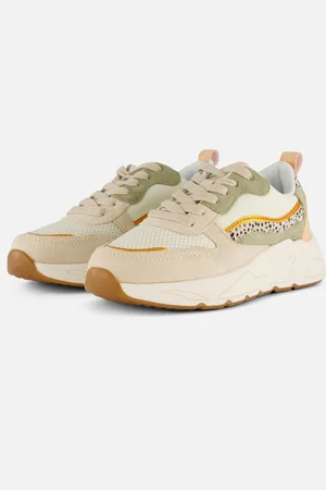 Ann Rocks Sneakers wit Synthetisch