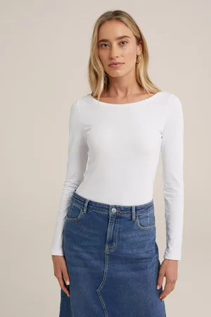 WE Fashion Dames organic cotton longsleeve