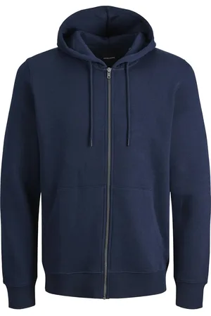 JACK & JONES Star basic sweat zip hood regular fit - heren sweatvest katoenmengsel met capuchon