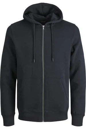 JACK & JONES Star basic sweat zip hood regular fit - heren sweatvest katoenmengsel met capuchon