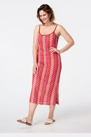 MS Mode Jurk Midi jurk met print