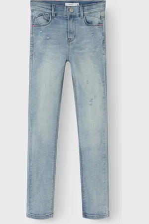 NAME IT Zomer jeans broek meisjes - - skinny fit - Nkfpolly
