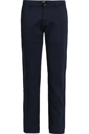 WE Fashion Heren Hybrids slim fit chino van jogkwaliteit