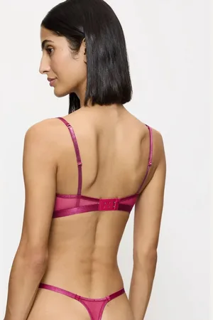Triumph Triump BH Crazy Stupid Love WHP - Beugel bh voorgevormde balconette bh met kant - Sexy lingerie dames - 75C