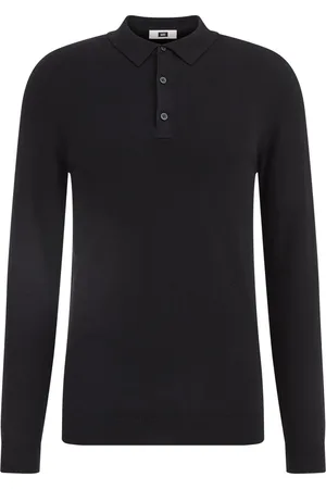 WE Fashion Heren fijngebreide polo