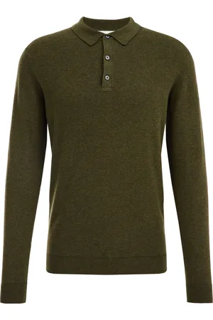 WE Fashion Heren fijngebreide polo