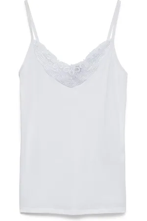 VERO MODA VMINGE LACE SINGLET NOOS Dames Tanktop