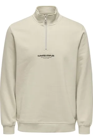Only & Sons Curated Half Zip Sweater Heren