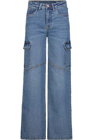 Garcia PG32005 Meisjes Wide Fit Jeans Blauw