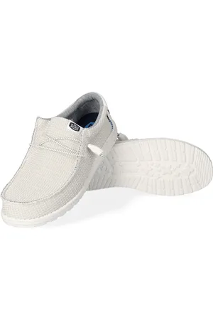 Hey dude Wally Sport Mesh Heren Instappers White