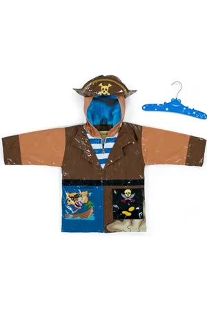 Kidorable Bruine kinder regenjas Piraat van 80/86