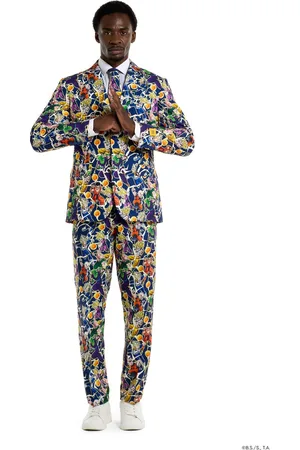 OppoSuits Dragon Ball??? Suit - Officieel Dragon Ball??? Heren Pak - Verkleedkostuum - Carnavalskleding - - EU46