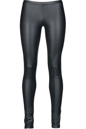 EMP Zwarte legging in lederlook Vrouwen - L