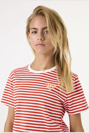 Garcia Meisjes T-shirt Rood Korte mouw