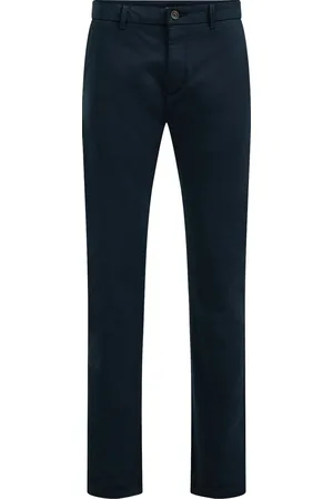 WE Fashion Heren Hybrids slim fit chino van jogkwaliteit