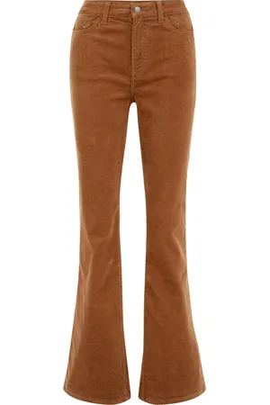 WE Fashion Dames flared broek van corduroy